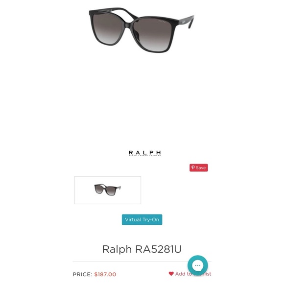 Ralph Lauren RA 5218 Black Gradient Sunglasses - Picture 2 of 10